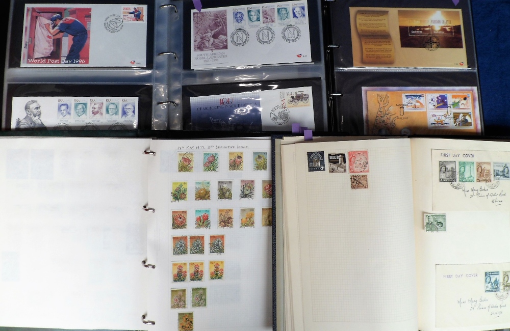 Stamps, Collection of South African first day covers housed in 2 maroon Collectors albums,