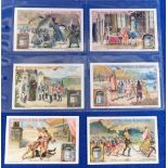 Trade cards, Liebig, Giants, ref S1119 Italian language (set, 6 cards) (vg)