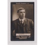 Cigarette card, John Sinclair, Football Favourites, type card, no. 57 J. Thackeray Middlesbro' FC (