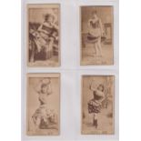 Cigarette cards, USA, Chas. Gross & Co (Kalamazoo Bats), Photographic cards, Actresses, 12 different