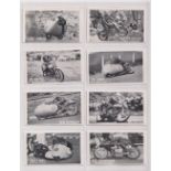 Trade cards, Castrol, 2 sets, Famous Riders (18 cards) & Racing Cars, (24 cars) (both vg)