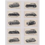 Trade cards, Kellogg's, Motor Cars (Black and White) (set, 40 cards) (gd/vg)