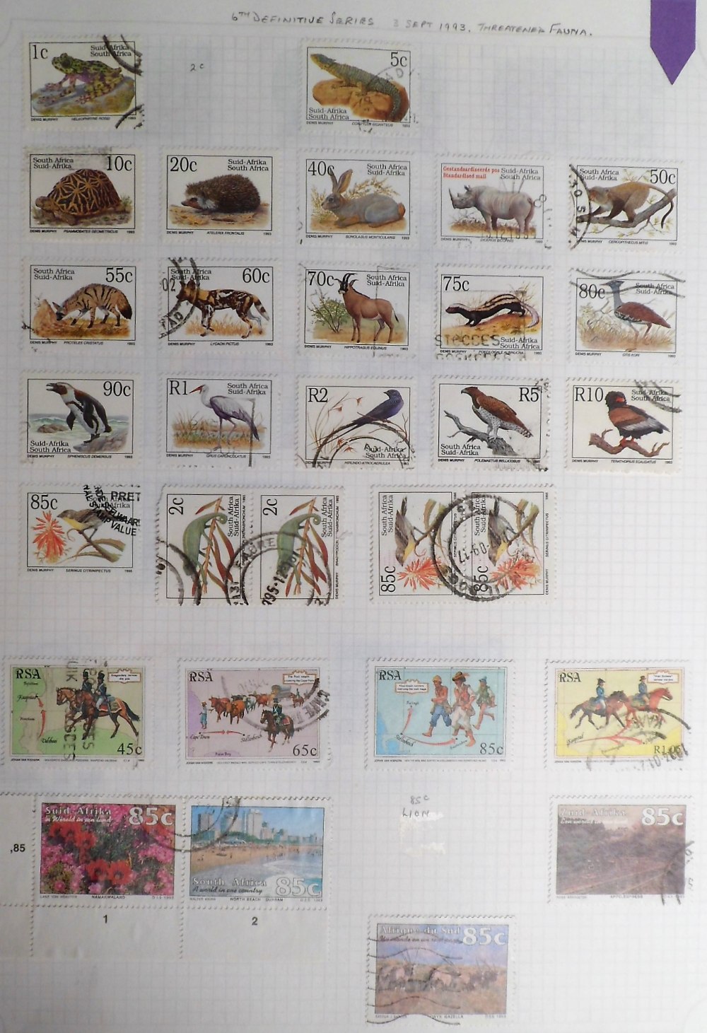 Stamps, Collection of South African first day covers housed in 2 maroon Collectors albums, - Image 3 of 4