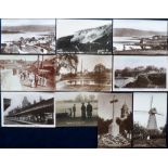 Postcards, a mixed RP UK topographical selection of 10 cards inc. The Mill Throwley Kent, Great