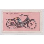 Cigarette card, Taylor Wood, Motor Cycle Series, type card, no 16, The 1912 Scott (vg) (1)