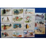 Postcards, Comic, Lance Thackeray, a collection of 15 cards inc. 10 early writeaway's, subjects inc.