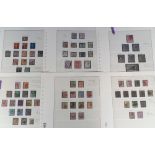 Stamps, Collection of QV stamps from 1855 to 1883 inc 5s Rose, SG111, 1s greens, range of other