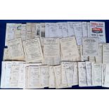 Horse Racing, Racecards, a collection of approx. 80 National Hunt Racing cards, 1950's/60's, various