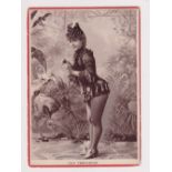 Cigarette card, USA, D E Rose & Co, Imperial Card, type, sepia, Actress Fay Templeton, cabinet