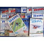 Popular Flying Magazine, 75+ copies dating from the 1930s, many with attractive covers (fair/gd,