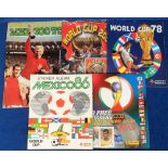 Trade sticker albums, Football World Cup, a collection of 5 UNUSED albums FKS Mexico 1970, Panini