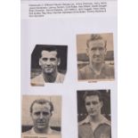 Football autographs, Portsmouth FC, a collection of signed 1950's/60's magazine picture cut-outs,
