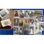 Postcards, a collection of approx. 600 subject cards, various topics inc. famous people, theatre,