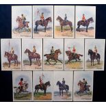 Postcards, Paul Brinklow Gale and Polden Collection, a set of 12 Mounted Regiments published