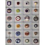 Football badges, a fine collection of 24 enamelled badges, mostly 1950's/60's, League &, Non