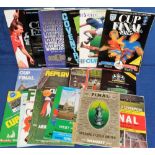 Football programmes, FA Cup Finals, 21 issues from 1971-1990, incomplete run but includes all