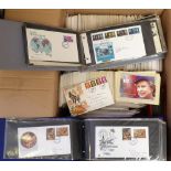 Stamps, Collection of GB first day covers, 1950s-modern, and mint PHQ cards, 100s