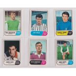 Trade cards, A&BC Gum, Footballers (Football Facts, Scottish, 42-75 plus unnumbered checklist,