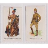 Cigarette cards, Roberts, Colonial Troops, two type cards, New South Wales Lancers & Officer in C.