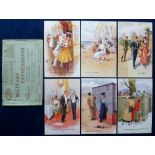 Postcards, Paul Brinklow Gale and Polden Collection, a set of 6 cards 'Military Expressions'