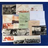 Aviation, a small selection of items inc. Graf Zeppelin timetable flyer, 1934 issued by the
