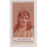 Cigarette card, Wills, Actresses (Typeset back), type card, Miss Leonore Snyder (very small stain to