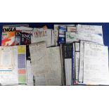 Cricket, Test matches, a selection of England Test Match items 1980's onwards for matches v India,
