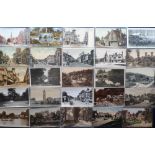 Postcards, Surrey, a selection of 71 sleeved cards, RP's & printed, inc. Croydon, Guildford,