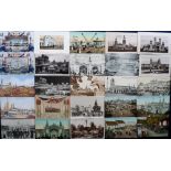 Postcards, Exhibitions, a collection of approx. 200 cards, RP's & printed, with scenes from