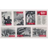 Trade cards, Philadelphia Chewing Gum Co, War Bulletin (set, 88 cards) (mostly gd/vg, checklist