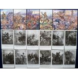 Postcards, Paul Brinklow Gale and Polden Collection, a collection of 29 cards of Victoria Cross
