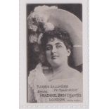 Cigarette card, Fraenkel Bros, Music Hall Artistes, (white card) type, Florrie Gallimore (vg)