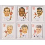 Autographs, ARSENAL FC - CCC Ltd, set of 15 Cup Winners cards 1992-1993, each one with original