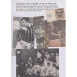 Football autographs, Crystal Palace FC, a collection of signed 1950's/60's magazine picture cut-