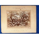 Football, vintage photograph showing the Old Kendricks Football Club, 1896/97 by Victor White of