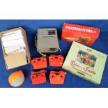 View Master, 111 Gaf Projector together with 7 View Master viewers and 164 reels to include Spider