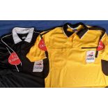 Football League Referee Match Worn shirts, six shirts, three medium size Nike shirts from 2003/04