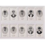 Cigarette cards, Taddy, County Cricketers, Yorkshire, set of 15 cards (some with slight age