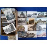 Postcards, a mixed age collection of approx. 600 cards in box, with UK topographical, subjects and