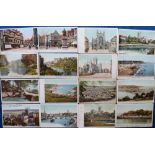 Postcards, a collection of approx. 900 mainly coloured cards, UK topographical published by