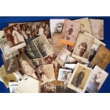 Photographs, Cabinet Cards and Cartes de Visite, a collection of 90+ images showing Military,