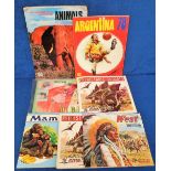 Trade sticker albums, a collection of 7 albums, two complete FKS The Wonderful World of Animals (