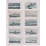 Trade cards, Canada, Morse & Co Ltd, Royal Canadian Navy Ships & Royal Canadian Navy Aircraft, (set,