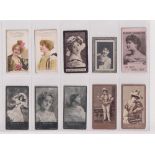 Cigarette cards, Beauties & Actresses, 63 scarce cards from various manufacturers & series inc.