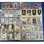 Trade cards, Football, 7 sets, Cadet Sweets, Footballers, (small text/61 x 33mm), Thomson,