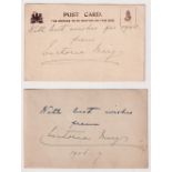 Royal Signatures, Victoria Mary (May of Teck), one professional photograph depicting the Prince of