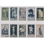 Cigarette cards, Churchman's, Actresses - Unicoloured (set, 24 cards, mixed printings) (2 with