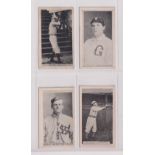 Cigarette cards, USA, Contentnea Cigarettes, Baseball, (T209 Photo Series), four cards, Beatty