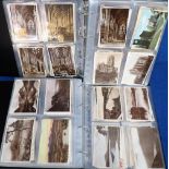 Postcards, a mixed age collection in 2 modern albums of approx. 680 mainly UK topographical cards