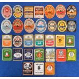 Beer labels, a selection of 31 UK labels, 27 are pre 1963, various shapes and sizes inc. Starkey,
